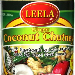 Leela Ginger Coconut Chutney Green 350g