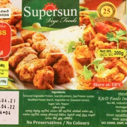 Supersun Meatless Vege Cubes 200g IN STORE PICK UP ONLY