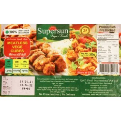 Supersun Meatless Vege Cubes 200g IN STORE PICK UP ONLY