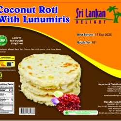 SLD Coconut Roti With Lunumiris 320g (11oz) IN STORE PICK UP ONLY
