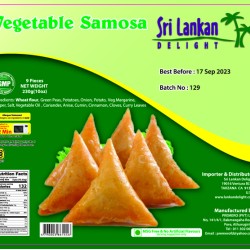 SLD Vegetable Samosa 230g (10 oz) IN STORE PICK UP ONLY
