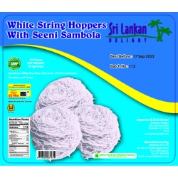 SLD White String Hoppers With Seeni Sambol 410g (14oz) IN STORE PICK UP ONLY