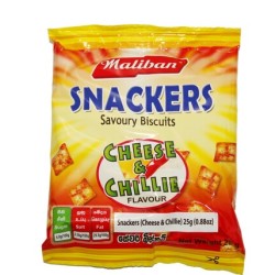 Maliban Snackers Savoury Biscuits Cheese & Chillie Flavour 25g