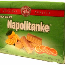 Napolitanke Lemon Orange Wafers 11.6 OZ