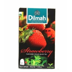 Dilmah Strawberry Flavoured Black Tea 20 Bags
