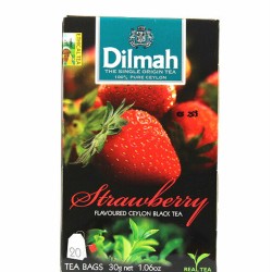 Dilmah Strawberry Flavoured Black Tea 20 Bags