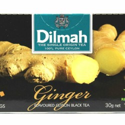 Dilmah Ginger Flavoured Black Tea 20 teabags