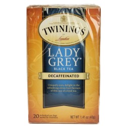 Twinings Lady Grey Black Decaffeinated 20 Tea bas