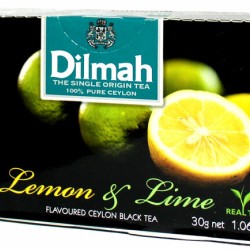 Dilmah Lemon & Lime Flavured Black Tea 20 bags